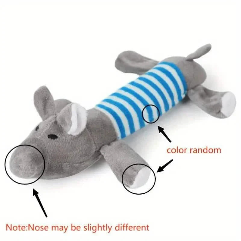 Plush Dog Squeak Chew Toy Pig-Elephant Design – photo 7 of 10