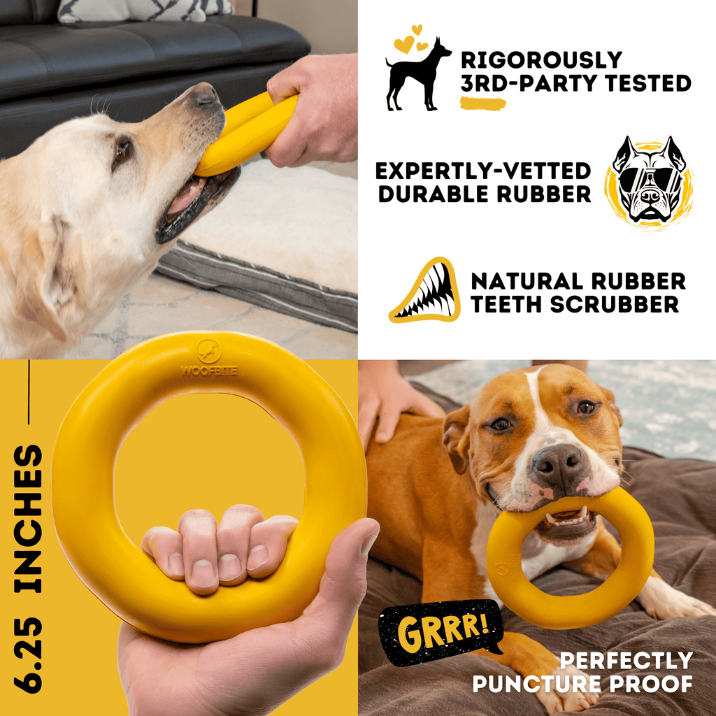 Clutch Ring Dog Chew Toy – Durable – alternate view 6