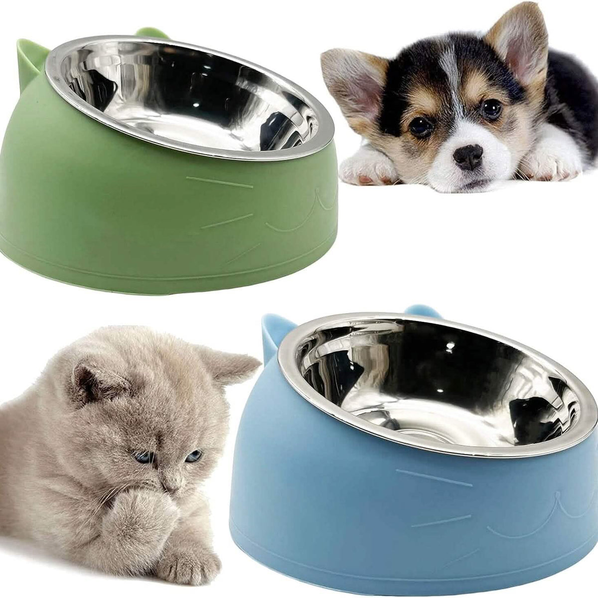 Premium Stainless Steel Dog Bowls Non-Slip Base – photo 3 of 8