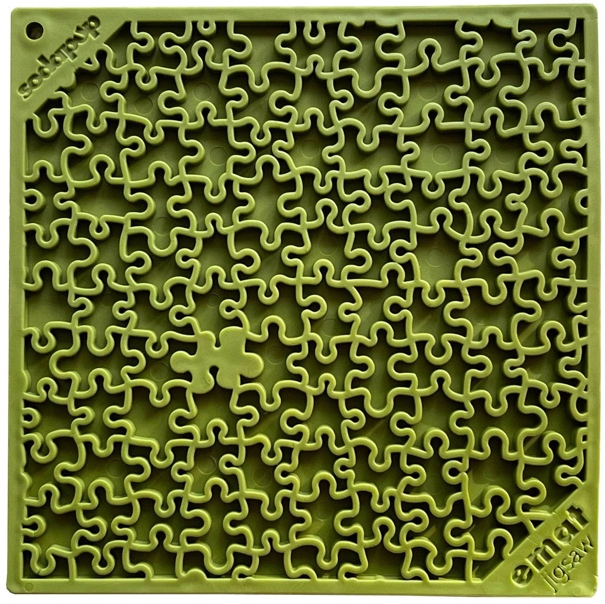 Jigsaw Puzzle Enrichment Lick Mat – Anxiety Relief, USA Made – alternate view 3