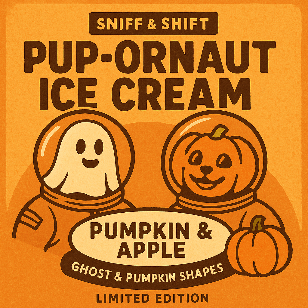 Pup-Ornaut Freeze-Dried Dog Ice Cream Pumpkin  Apple, back view