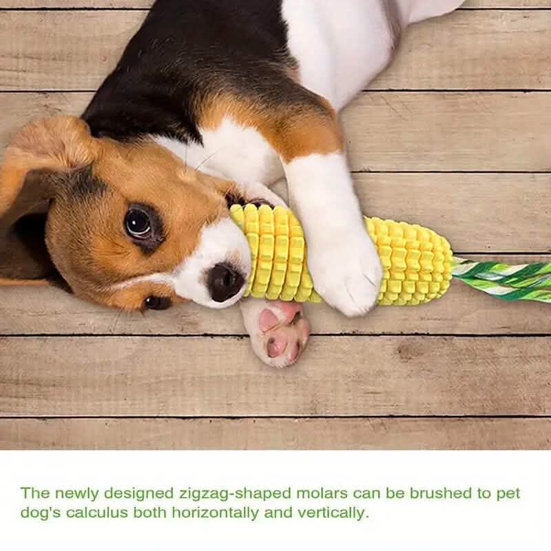 Squeaky Corn Chew Toy for Dogs Interactive TPR – photo 4 of 7