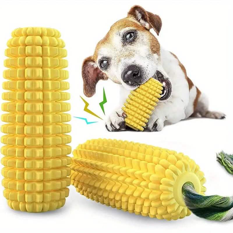 Squeaky Corn Chew Toy for Dogs Interactive TPR – photo 1 of 7