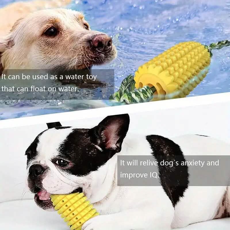 Squeaky Corn Chew Toy for Dogs Interactive TPR – photo 5 of 7