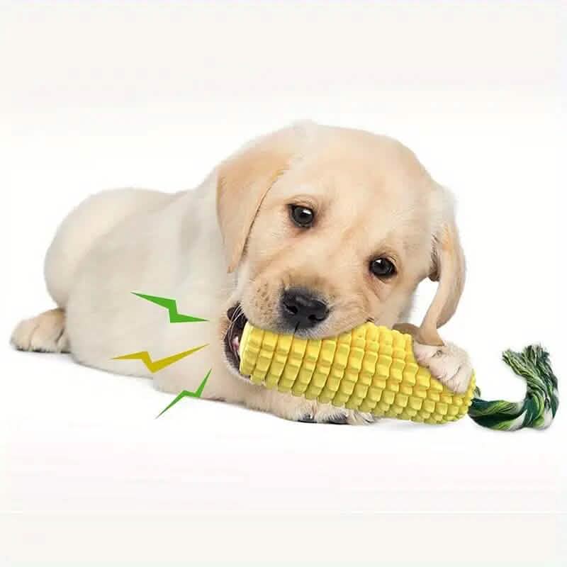 Squeaky Corn Chew Toy for Dogs Interactive TPR – photo 7 of 7