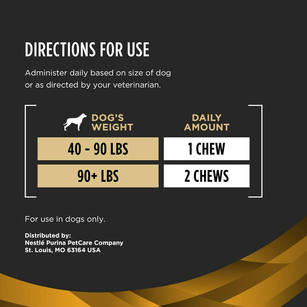 Purina Pro Plan Veterinary Supplements Joint Care Chews for Medium and Large Dogs – photo 7 of 9