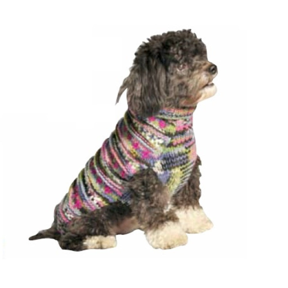 Purple Woodstock Dog Sweater Hand Knit Wool and Alpaca – photo 3 of 9