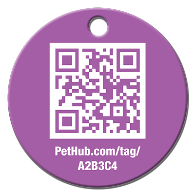 PetHub QR Pet ID Tag – Classic Aluminum – alternate view 6
