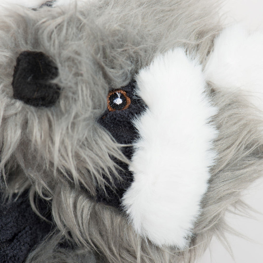 Redwood Raccoon X-Brace Plush Dog Toy, side view
