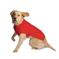 Red Cable Knit Dog Sweater Hand Knit – photo 1 of 5