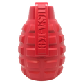 USA-K9 Grenade Rubber Dog Chew Toy – Treat Dispenser, USA Made – front view