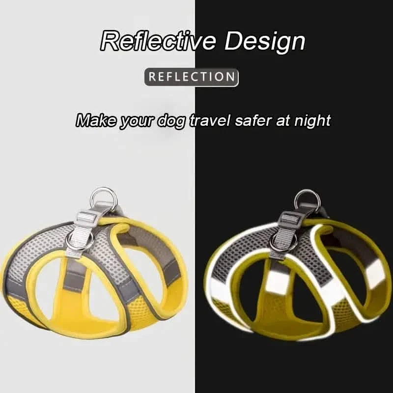 Reflective Dog Harness with Leash Adjustable Breathable – photo 14 of 14