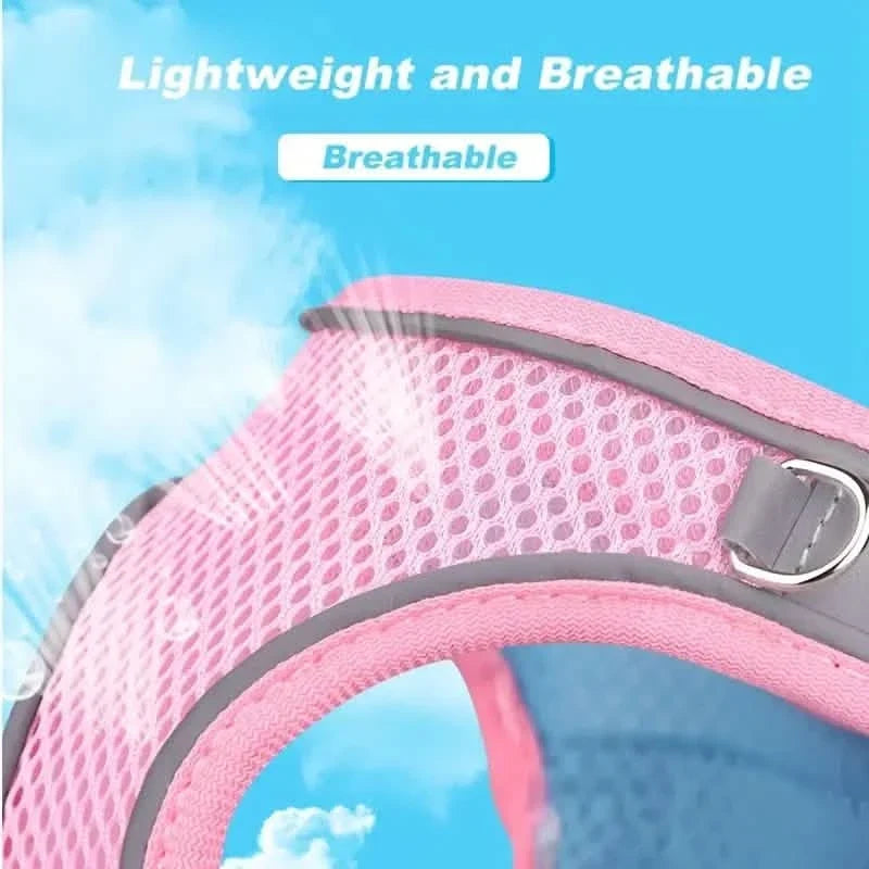 Reflective Dog Harness with Leash Adjustable Breathable – photo 11 of 14