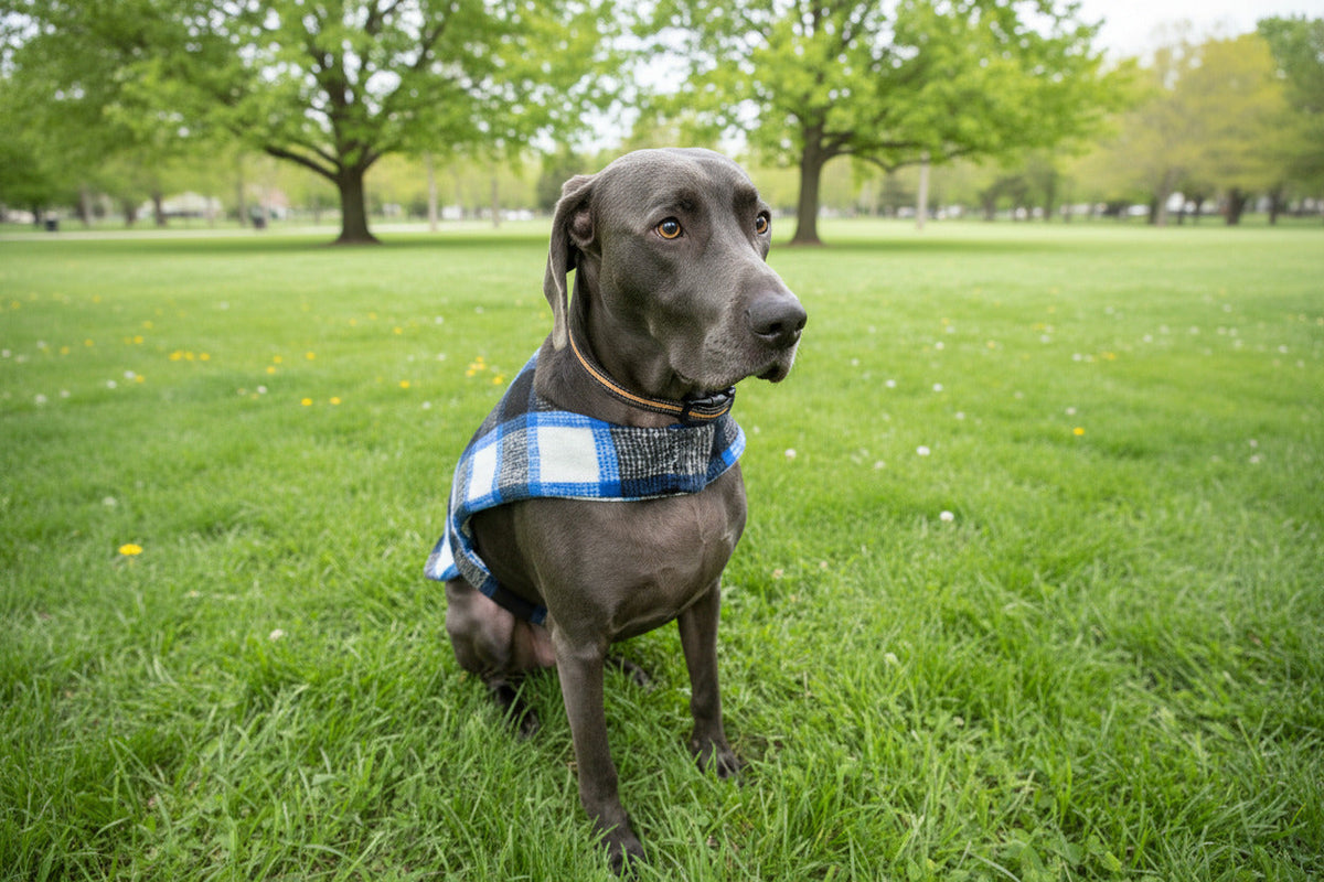 Custom fleece dog vest made to measure, color options
