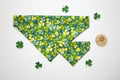 Saint Patricks Day Dog Bandanas, alternate view