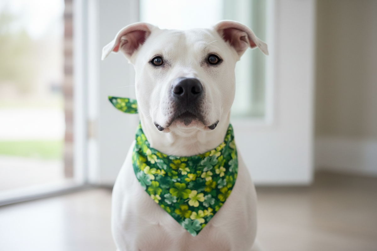 Saint Patricks Day Dog Bandanas