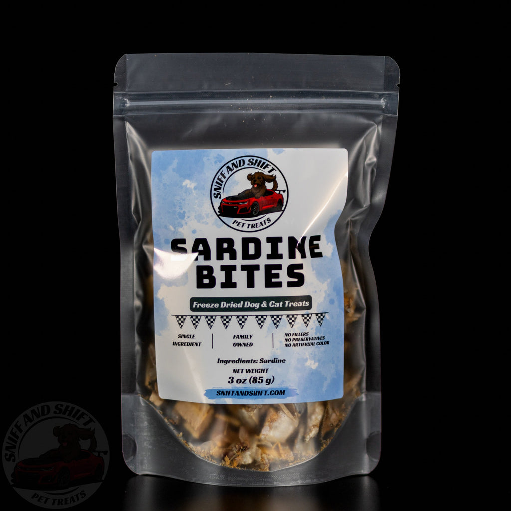 Freeze-Dried Whole Sardines Fish Treats for Dogs  Cats
