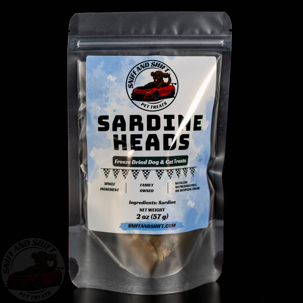 Freeze-Dried Sardine Heads Crunchy Fish Treats for Dogs  Cats