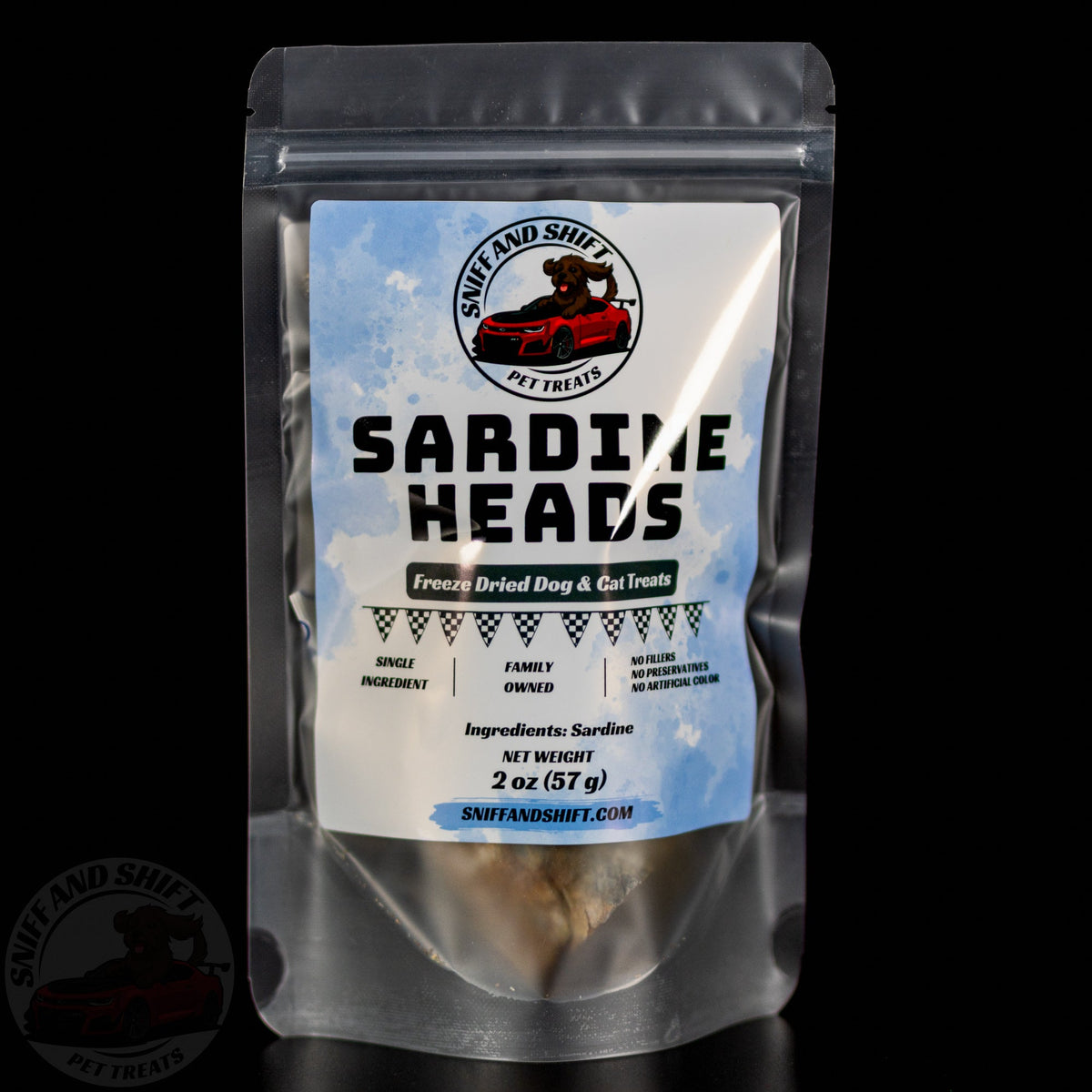 Freeze-Dried Sardine Heads Crunchy Fish Treats for Dogs  Cats
