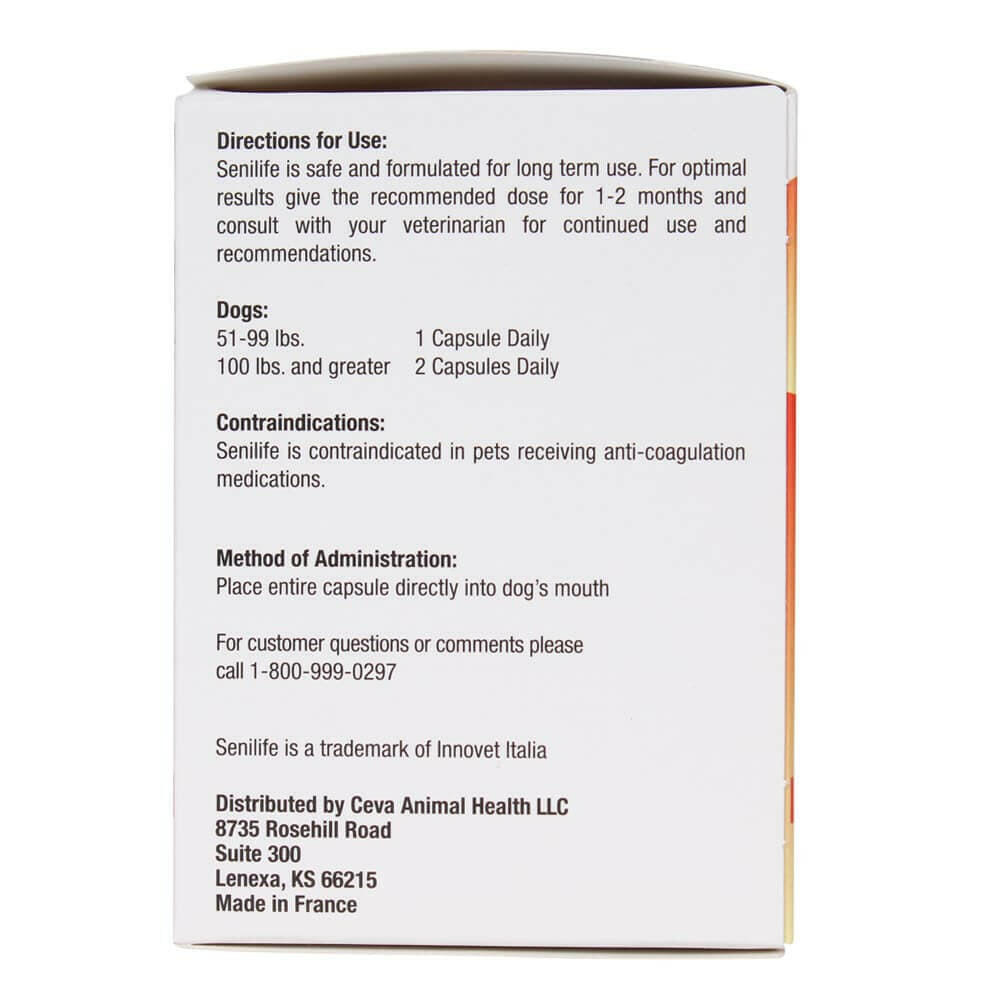 Ceva Senilife XL Senior Dogs Capsules – photo 2 of 4