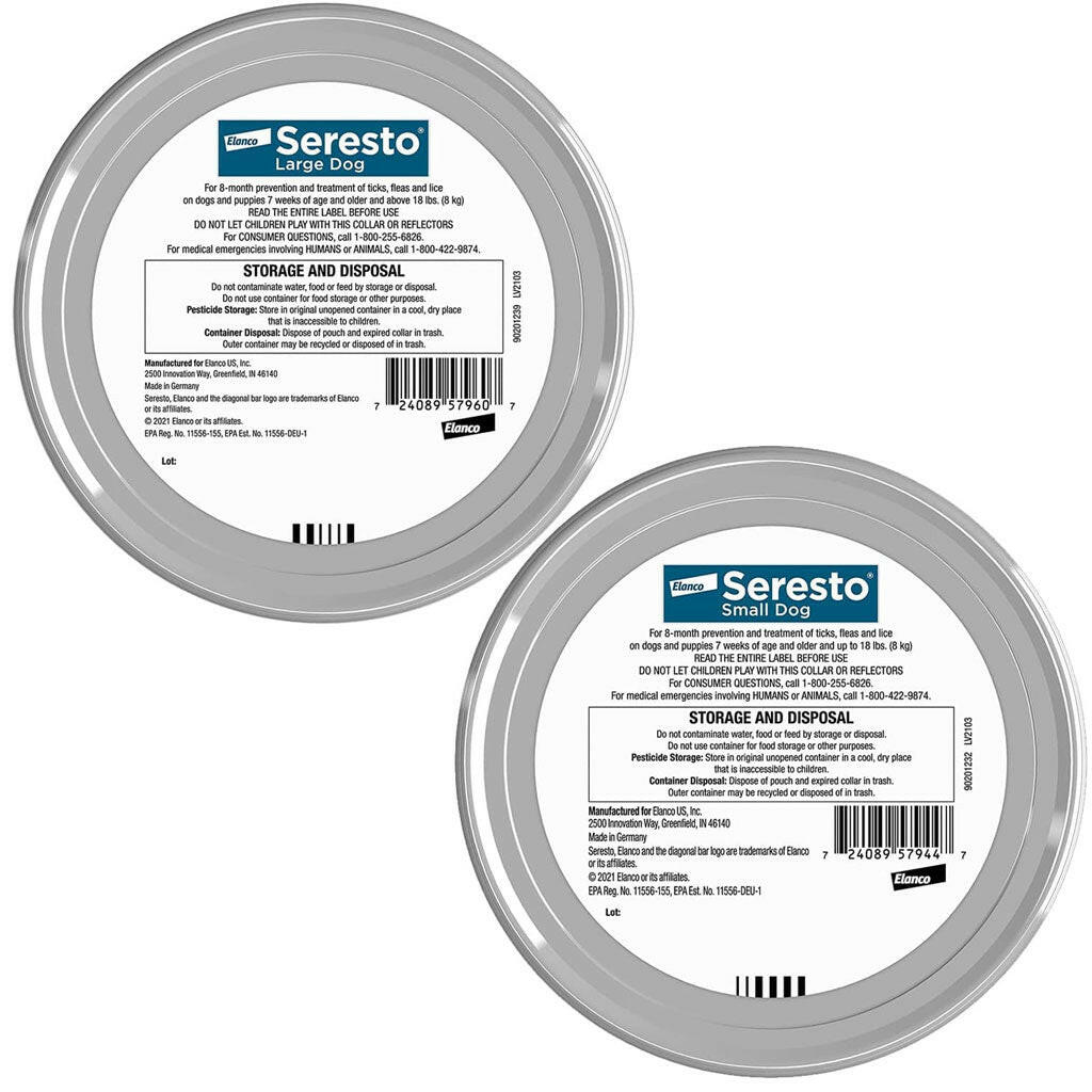 Seresto Flea Tick Collar Bundle Small Large Dogs – photo 2 of 8