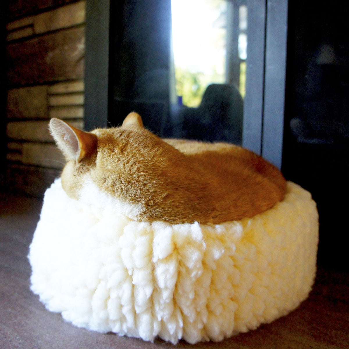HuggleFleece HuggleSnuggler Cat  Dog Beds, back view