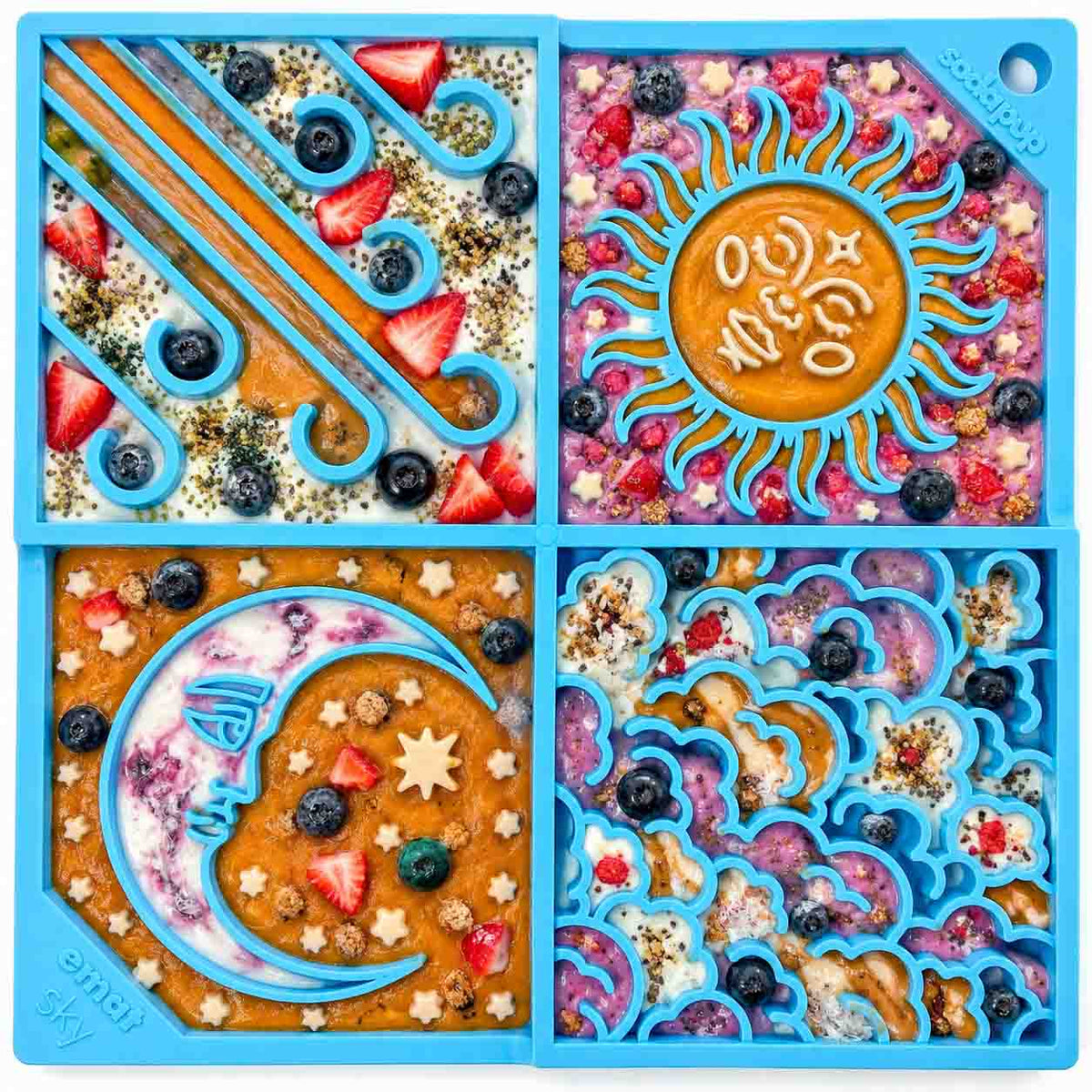 Sky Celestial Enrichment Lick Mat for Dogs & Cats – alternate view 2