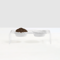 Hiddin Small Acrylic Feeder with Stainless Steel Bowls – 1.5 or 3.5 Cup – alternate view 6
