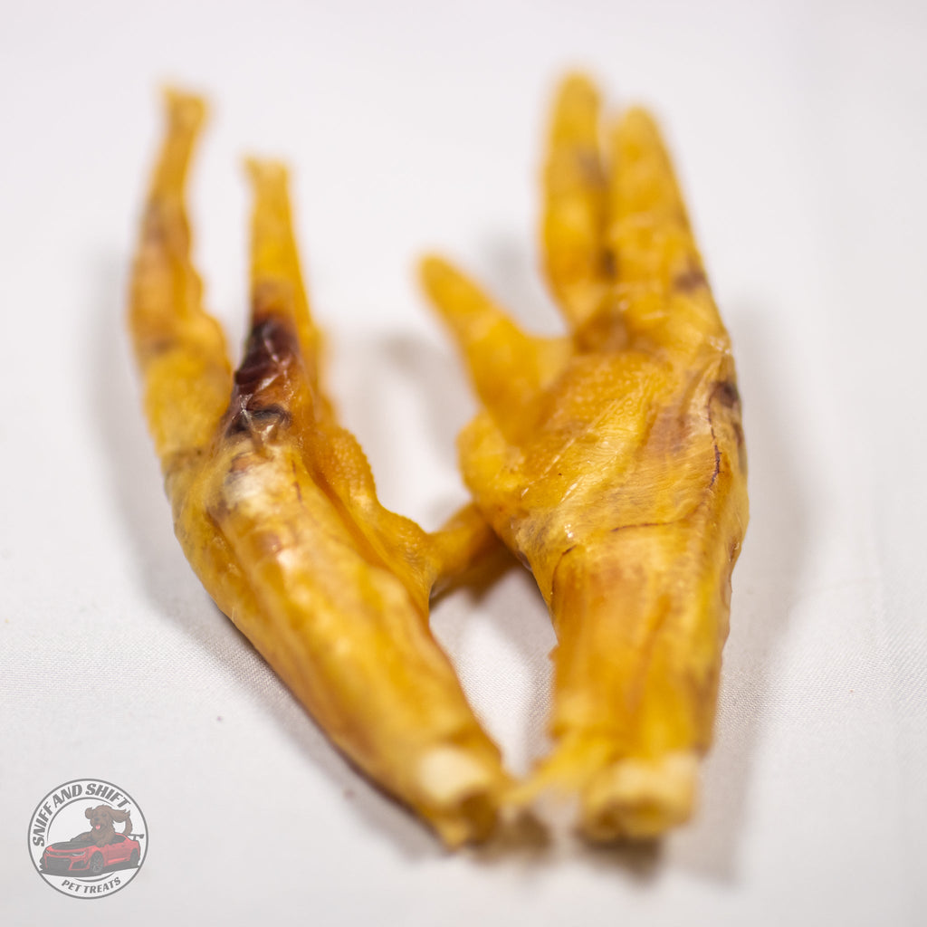 Air-Dried Chicken Feet Dog Treats Natural Chews, detail view