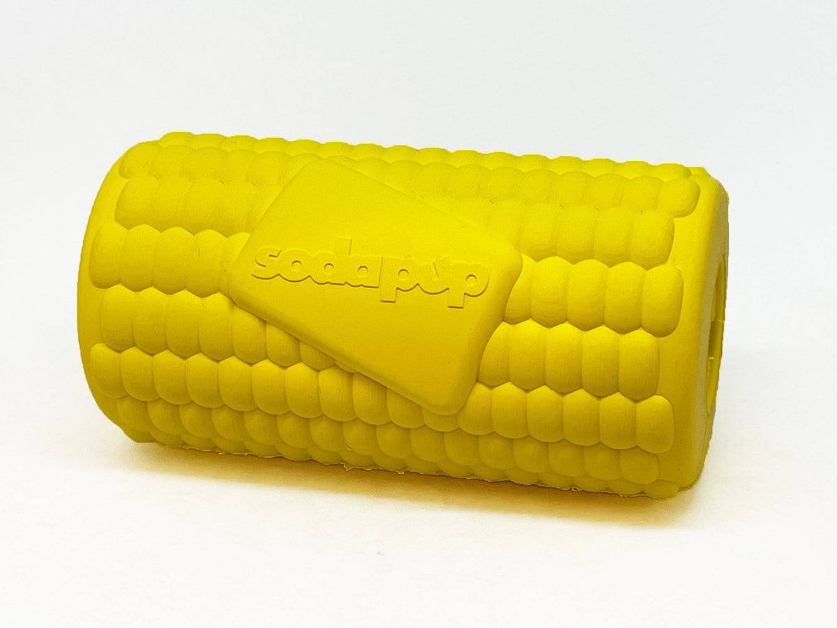 Corn on the Cob Dog Toy – Durable Rubber Treat Dispenser, USA Made – alternate view 6