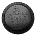 SodaPup Magnum Bottle Top Flyer black rubber frisbee dog toy – photo 1 of 10
