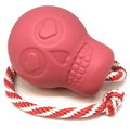 USA-K9 Skull pink rubber chew toy and treat dispenser – photo 1 of 7