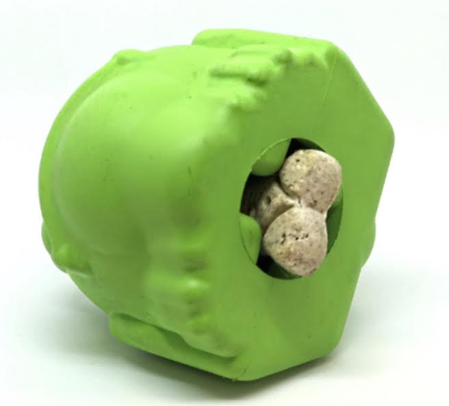 Bull Frog Dog Chew Toy & Treat Dispenser – USA Made – alternate view 6