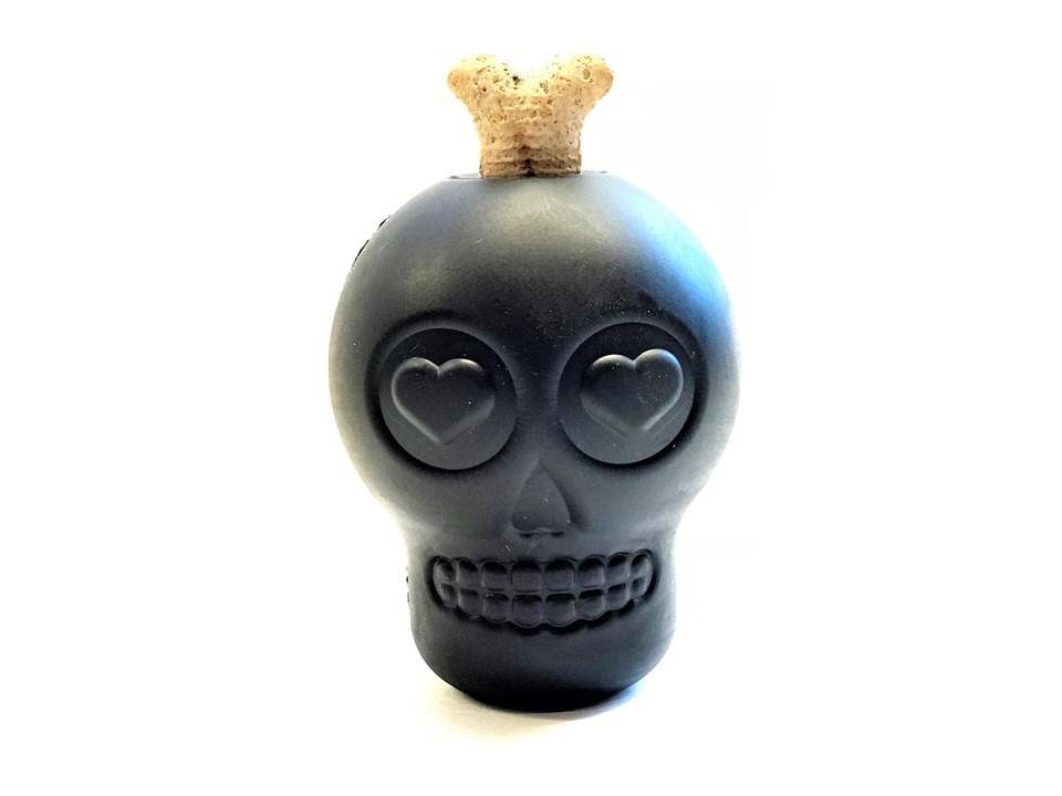 Magnum Sugar Skull Dog Chew Toy & Treat Dispenser – USA Made – alternate view 5