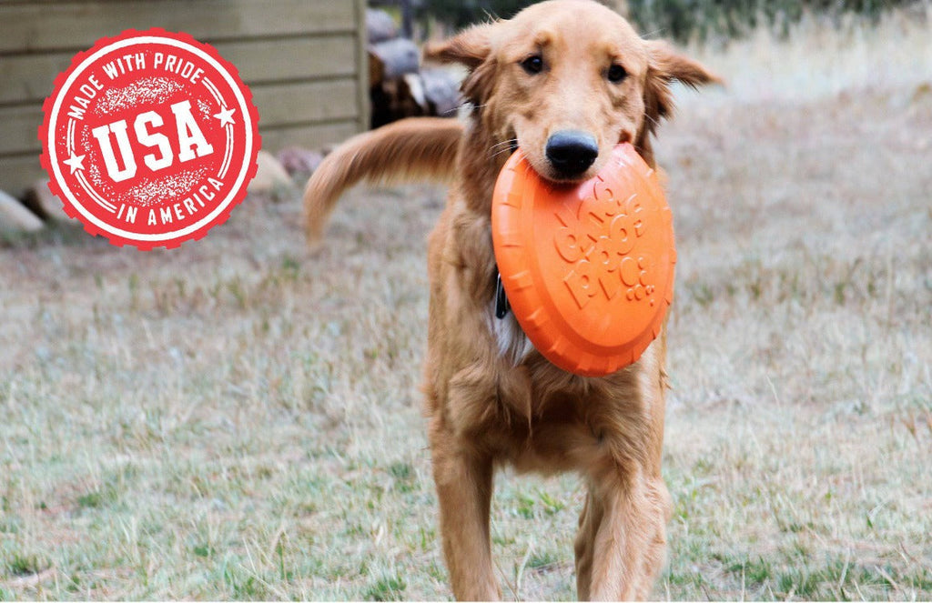SodaPup Bottle Top Flyer orange rubber frisbee dog toy – photo 10 of 13