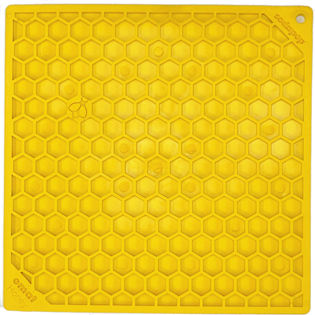 Honeycomb Enrichment Lick Mat for Dogs & Cats – Anxiety Relief – front view