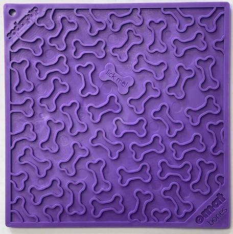 Bones Enrichment Lick Mat for Dogs & Cats – Anxiety Relief – front view