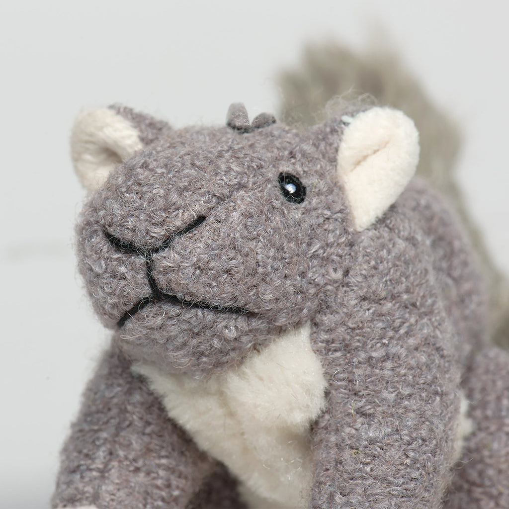 Feller Squirrel Plush Dog Toy, side view