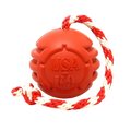 USA-K9 Stars and Stripes red rubber reward ball dog toy – photo 1 of 8