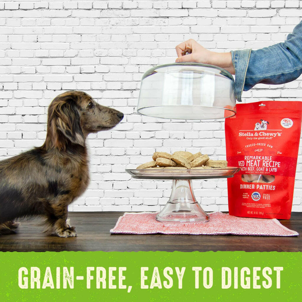 Stella and Chewys Duck Duck Goose Dinner Patties Freeze-Dried Raw Dog Food – photo 6 of 6