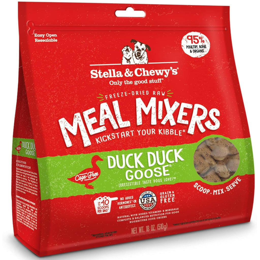 Stella and Chewys Duck Duck Goose Meal Mixers Freeze-Dried Raw Topper – photo 1 of 8