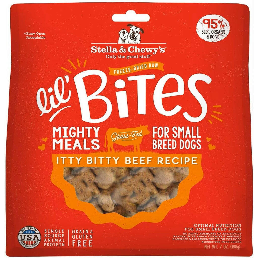 Stella and Chewys Lil Bites Itty Bitty Beef Small Breed Freeze-Dried Raw Food – photo 1 of 4