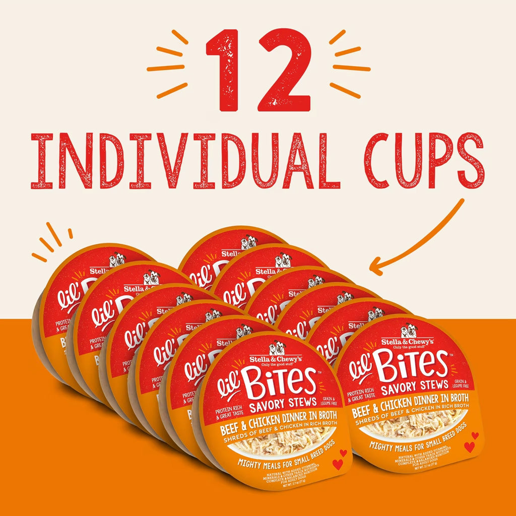 Stella and Chewys Lil Bites Savory Stews Wet Dog Food Case of 12 – photo 12 of 33