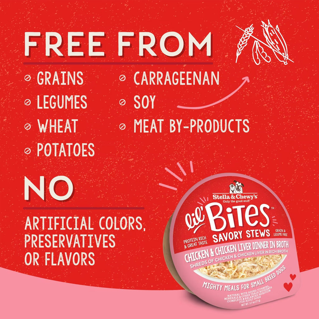 Stella and Chewys Lil Bites Savory Stews Wet Dog Food Case of 12 – photo 17 of 33