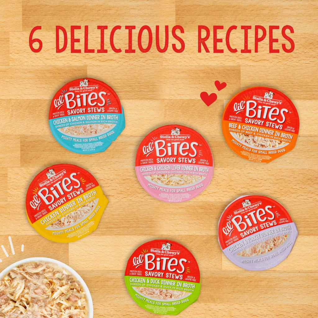 Stella and Chewys Lil Bites Savory Stews Wet Dog Food Case of 12 – photo 6 of 33