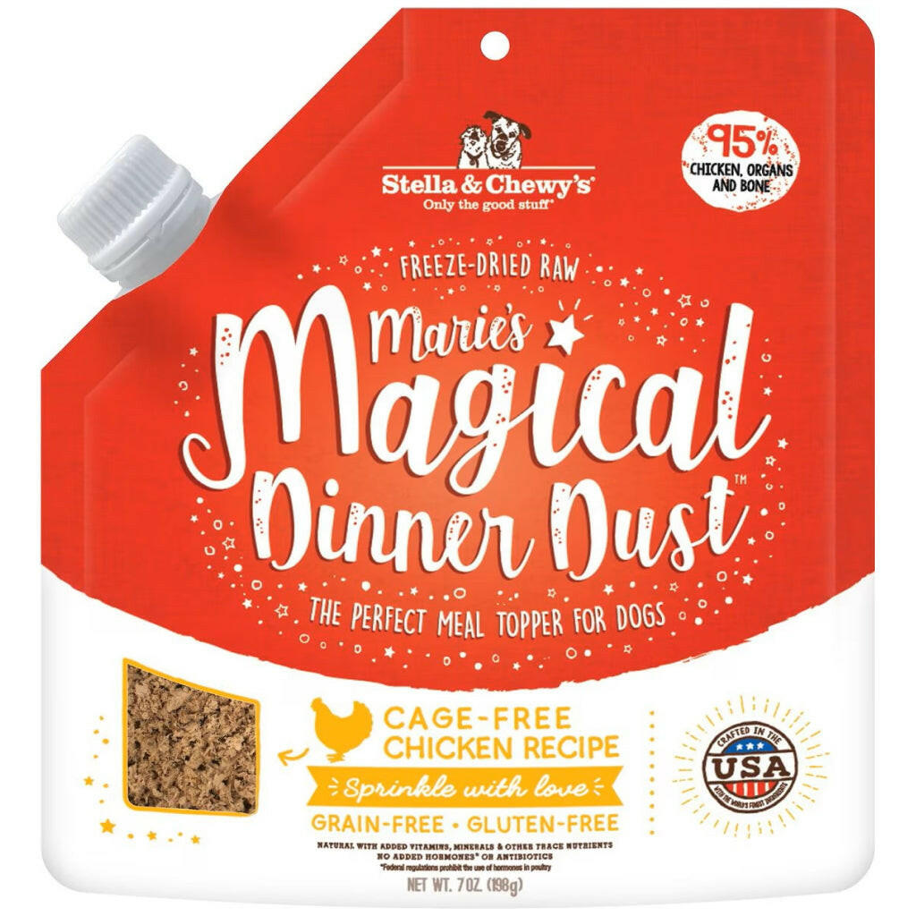 Stella and Chewys Maries Magical Dinner Dust Cage-Free Chicken Topper – photo 1 of 6