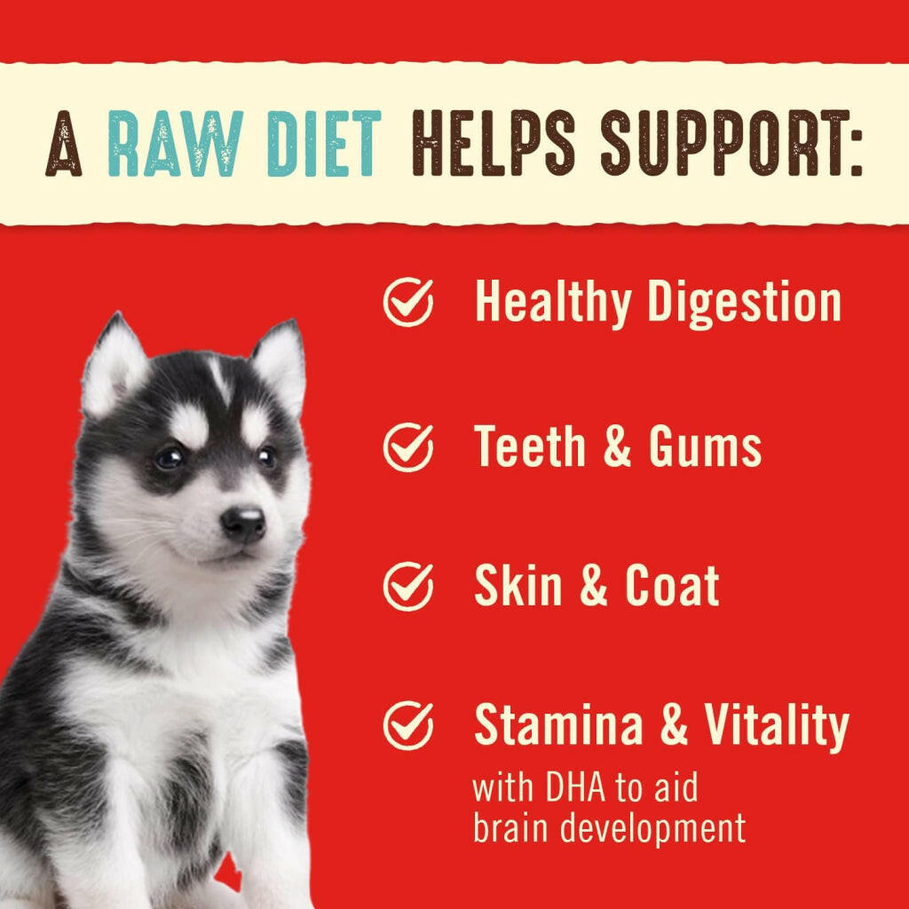 Stella and Chewys Perfectly Puppy Beef and Salmon Dinner Patties Freeze-Dried Raw Food – photo 4 of 9
