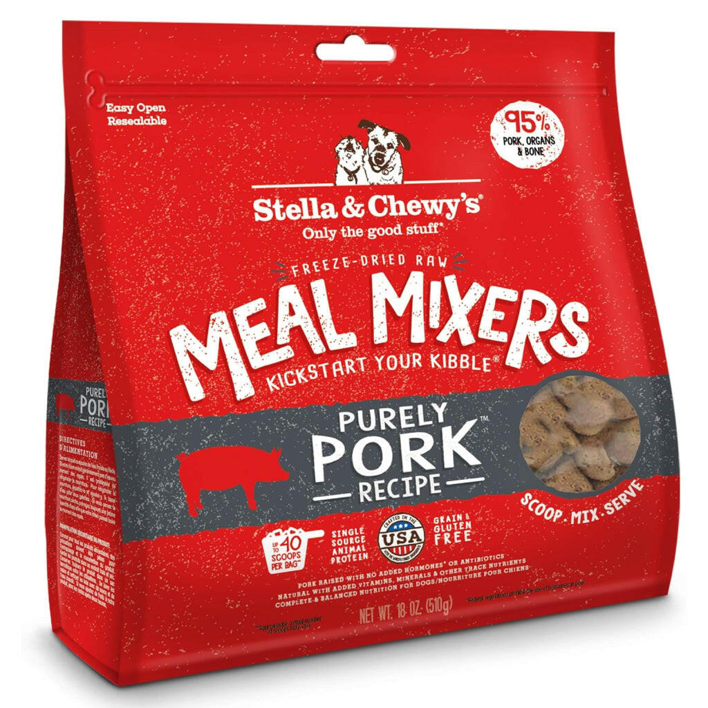 Stella and Chewys Purely Pork Meal Mixers Freeze-Dried Raw Topper – photo 1 of 7