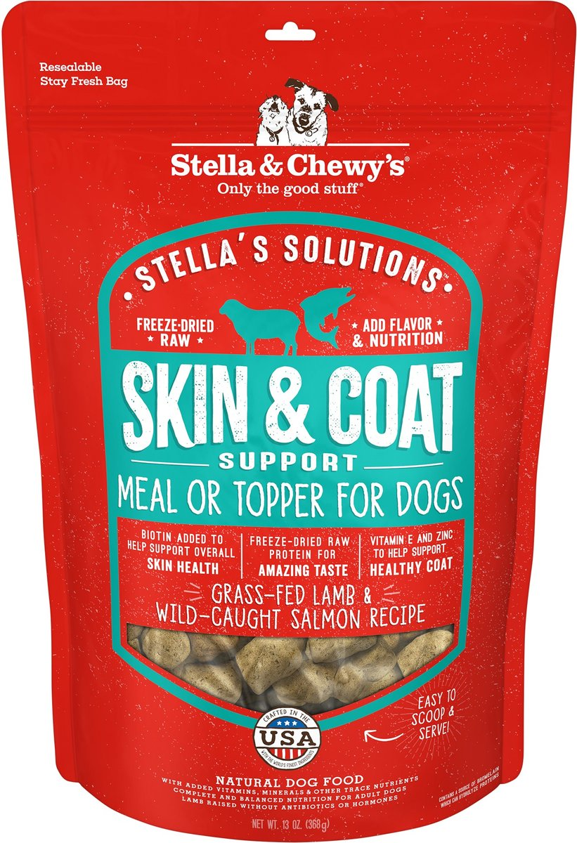 Stella and Chewys Stellas Solutions Skin and Coat Boost Lamb Salmon Morsels – photo 1 of 5