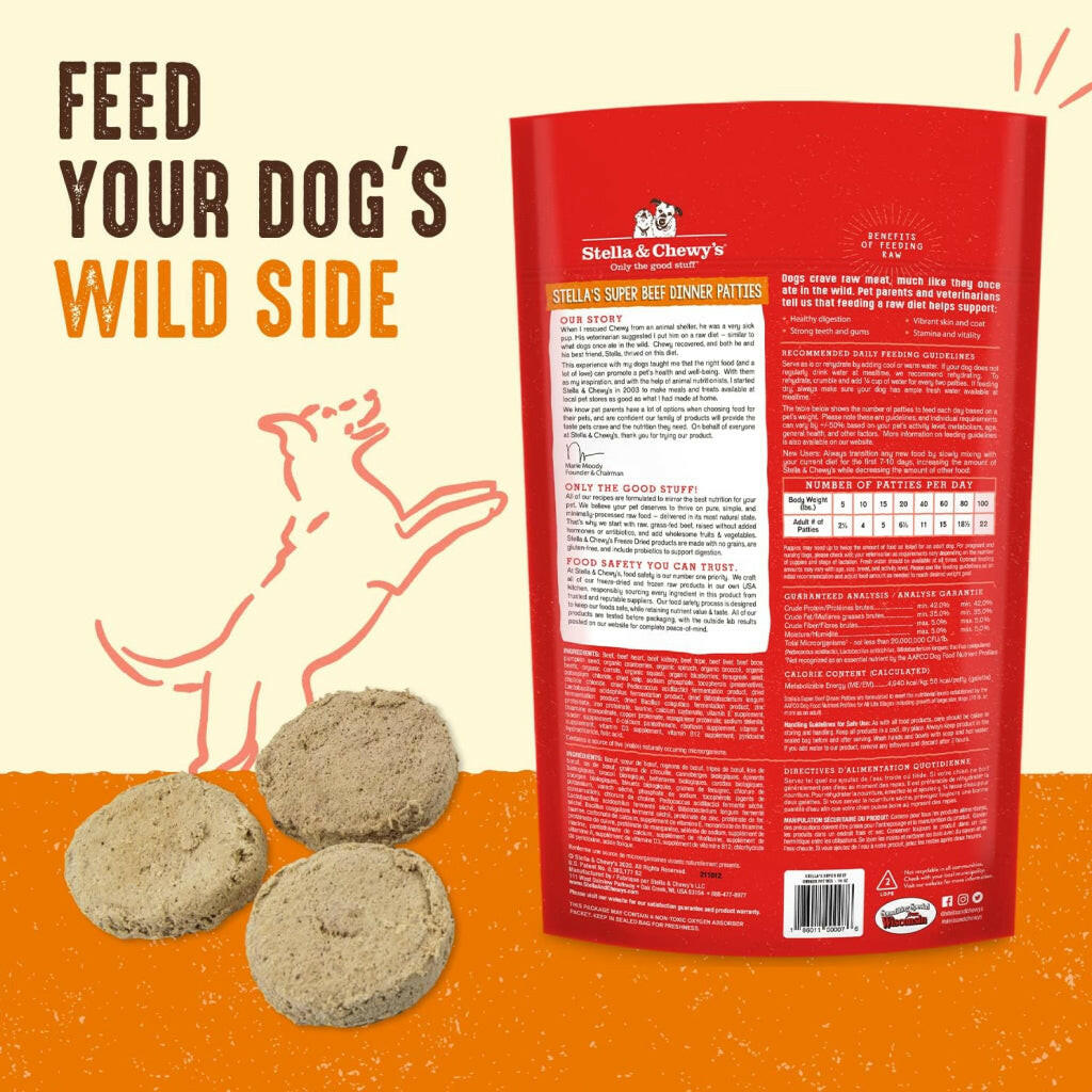 Stella and Chewys Stellas Super Beef Dinner Patties Freeze-Dried Raw Dog Food – photo 3 of 11